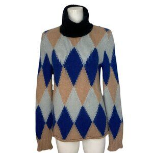 Tory Burch Libby Turtleneck Mohair Sweater M Fuzzy